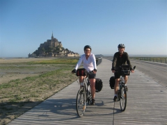 Mont St-Michel, Normandie, Véloscénie, Manche, vélo
