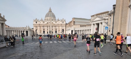 marathon, rome, 2022, colisée, Italie, vatican, st Pierre